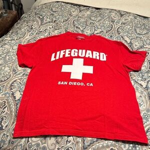 Red Lifeguard T-Shirt